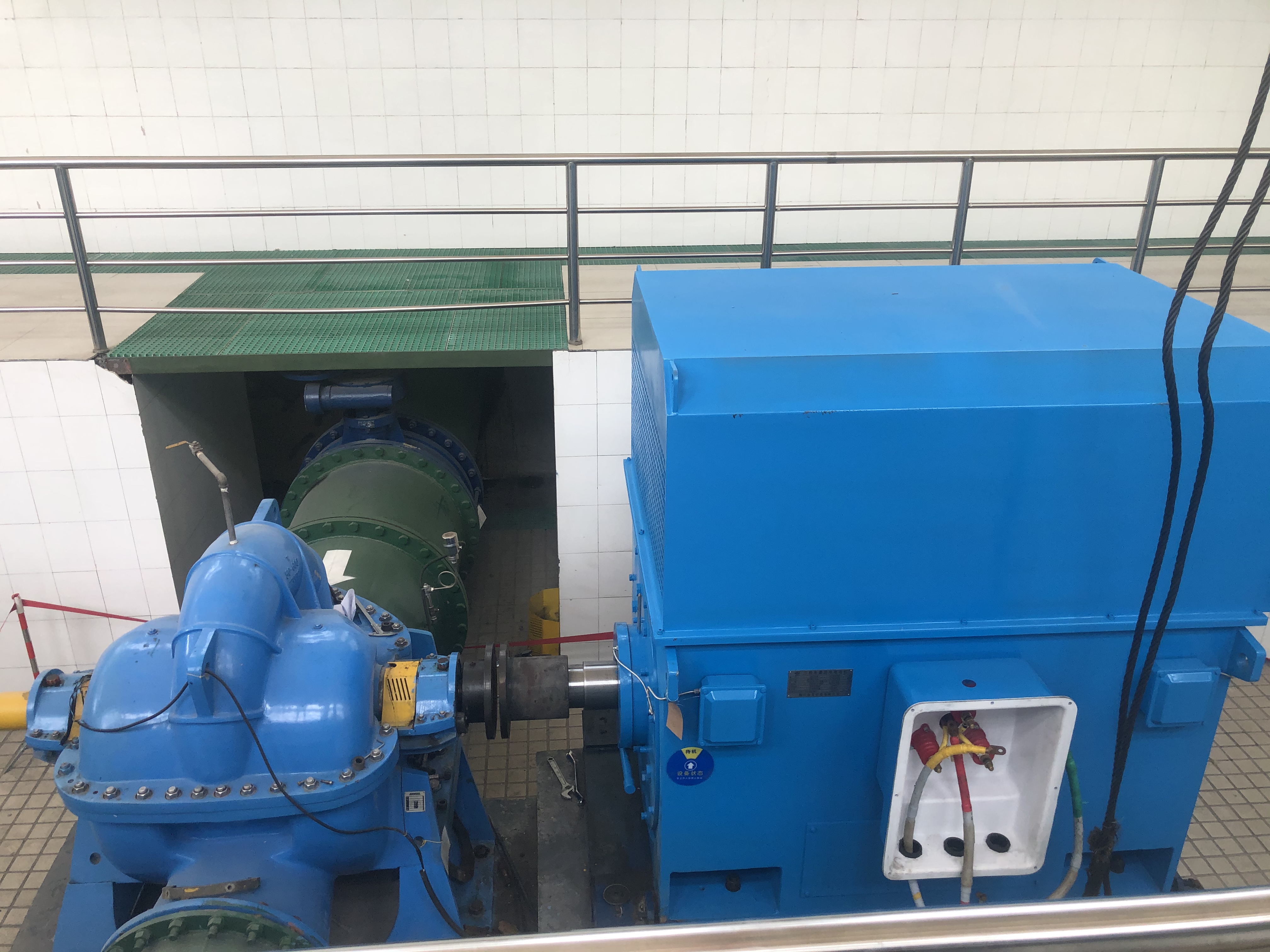 千島湖引水工程節(jié)能改造項目--采用永發(fā)機電高壓永磁電機 千島湖引水工程節(jié)能改造項目--采用永發(fā)機電高壓永磁電機